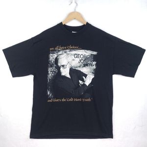 Vintage 90s George Jones Country Music We All Have Choices T-shirt